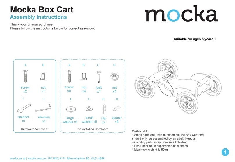 Mocka Box Cart Assembly instructions Mocka Box Cart Assembly instructions