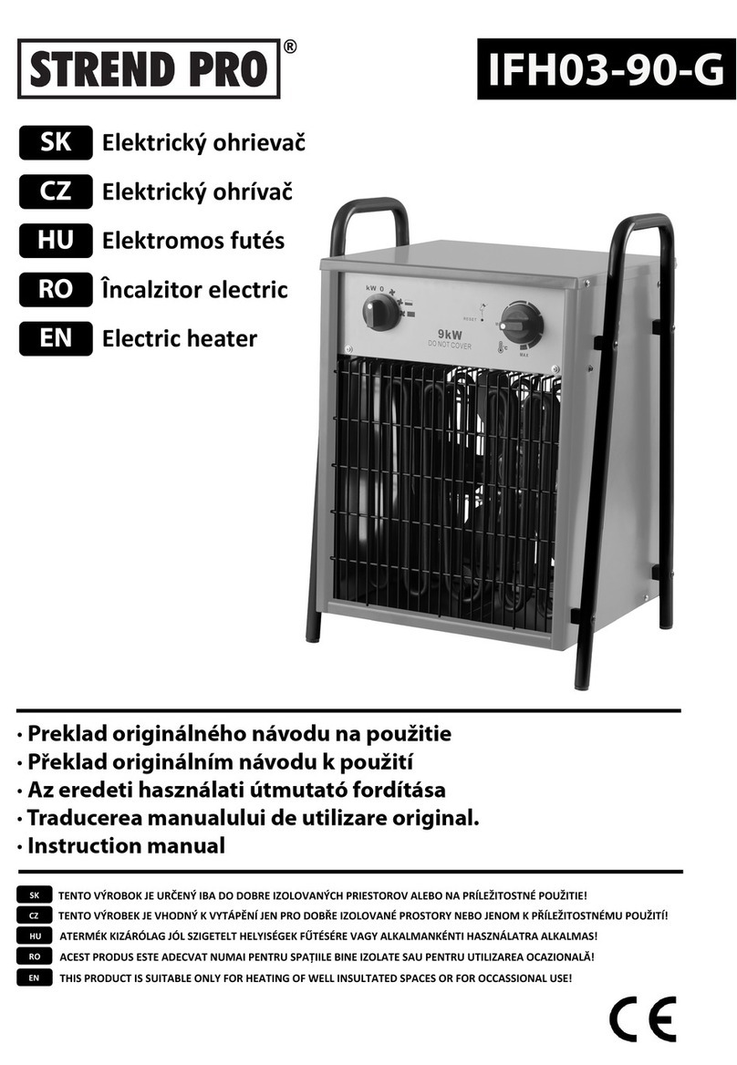 Strend Pro IFH03-90-G User manual