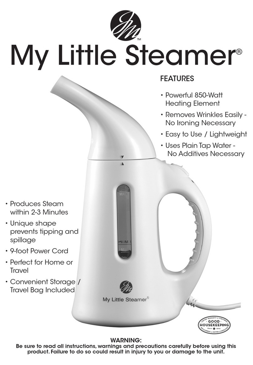 INGENIOUS DESIGNS My Little Steamer quick start guide