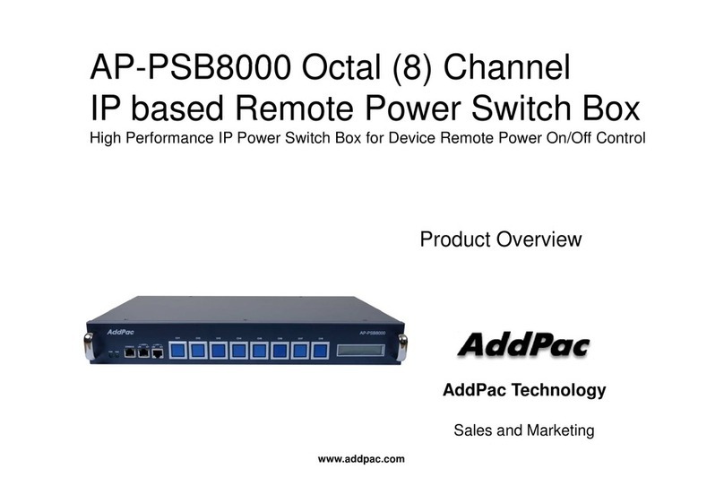 AddPac AP-PSB8000 Product overview