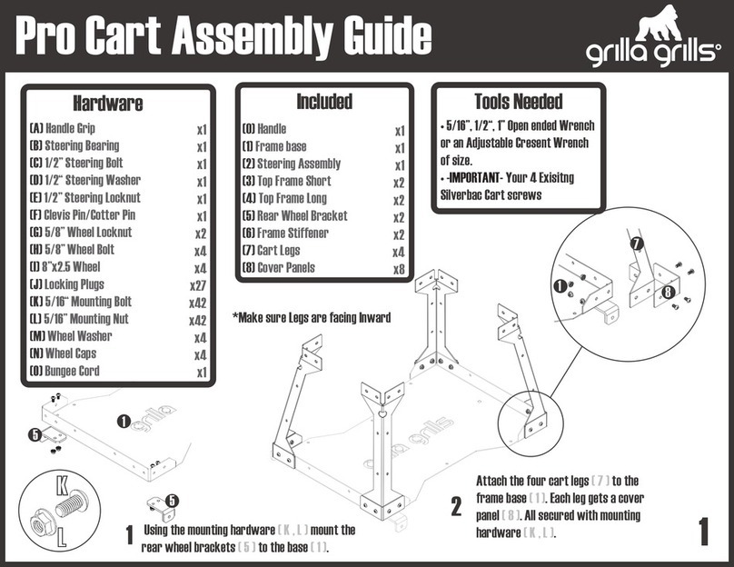 Grilla Grills Pro Cart Assembly guide