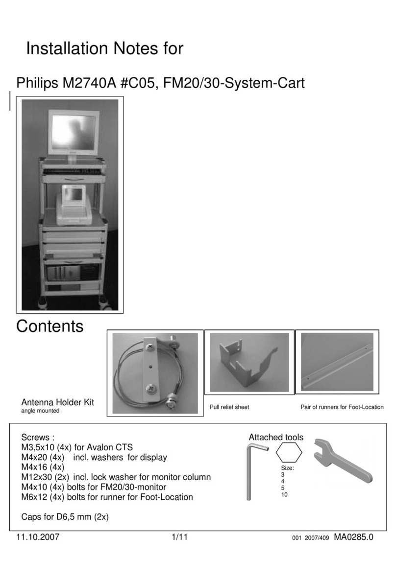 Philips M2740A C05 Installation notes