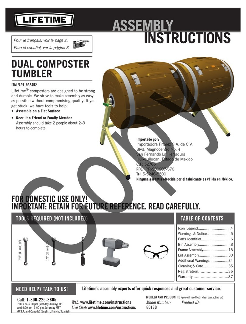Lifetime 965452 Assembly instructions