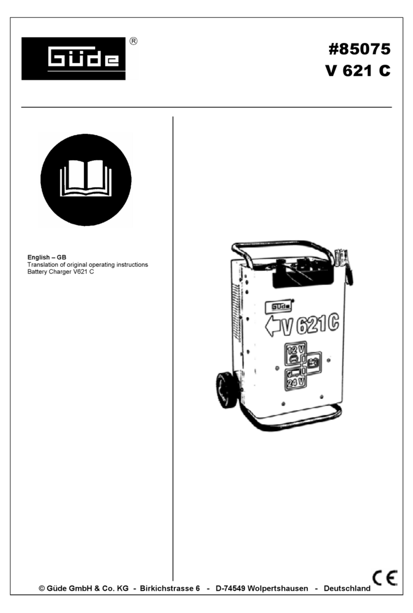 Gude V 621 C Translation of original operating instructions