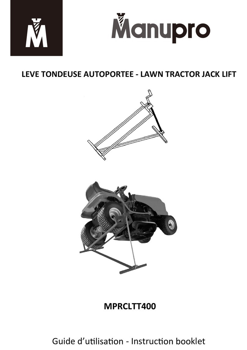 Manupro MPRCLTT400 Instruction booklet