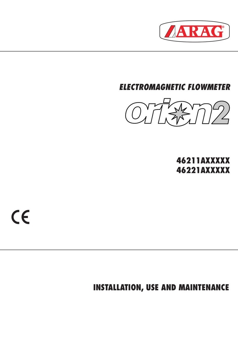 ARAG Orion 2 46211A Series Installation, use and maintenance