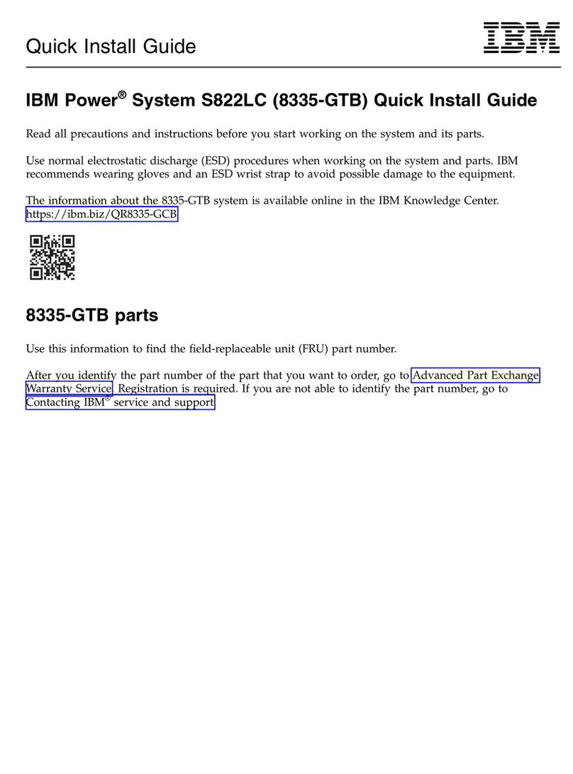 IBM S822LC User manual