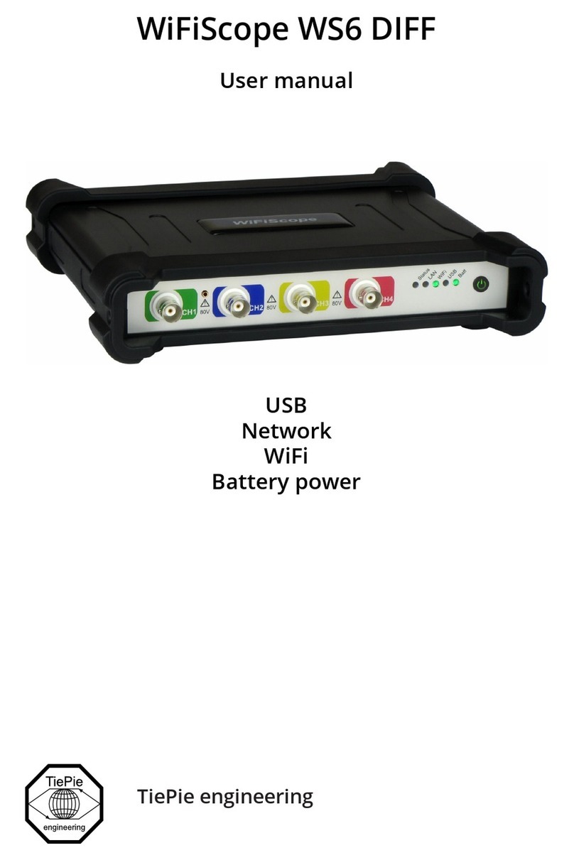 TiePie WiFiScope WS6 User manual