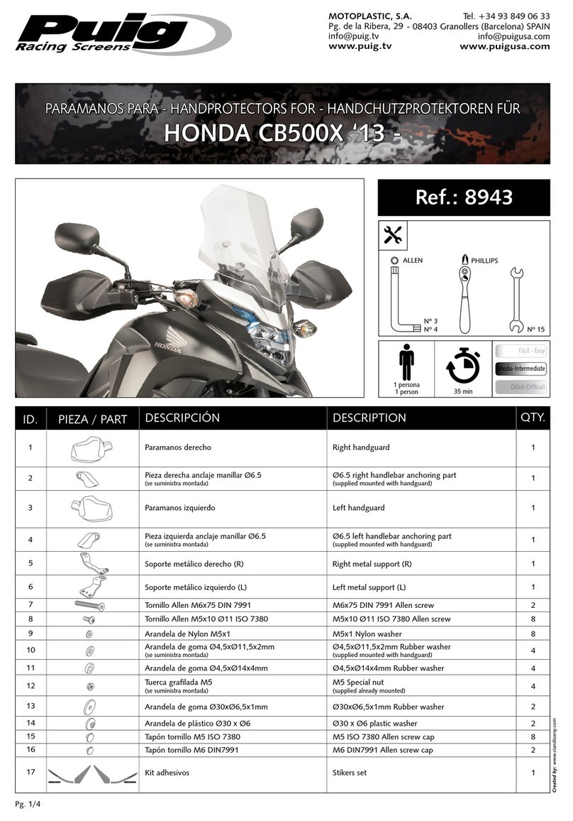 PUIG 8943 User manual