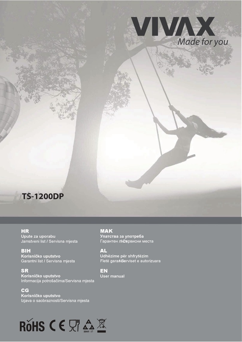 Vivax TS-1200DP user manual