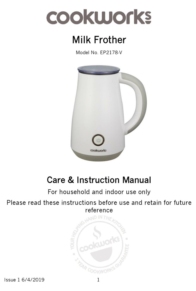 Cookworks EP2178-V Care & instruction manual