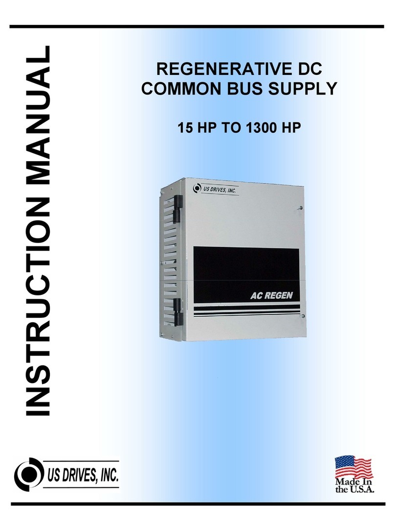 US drives AC REGEN RGB-0200-0030-N1 instruction manual