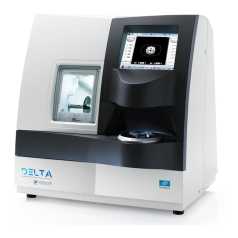 Essilor Instruments DELTA User manual