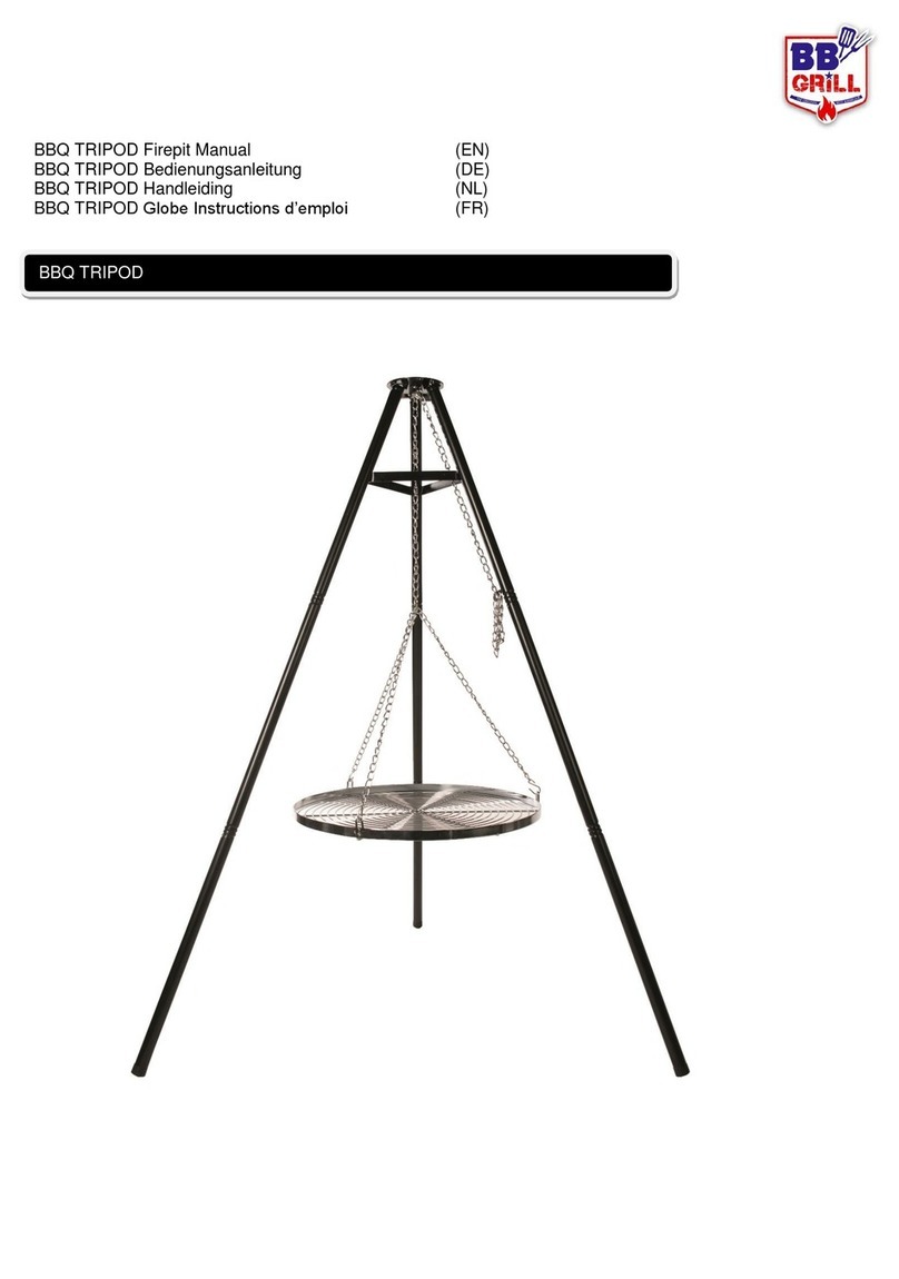 out trade BB GRILL BBQ TRIPOD manual