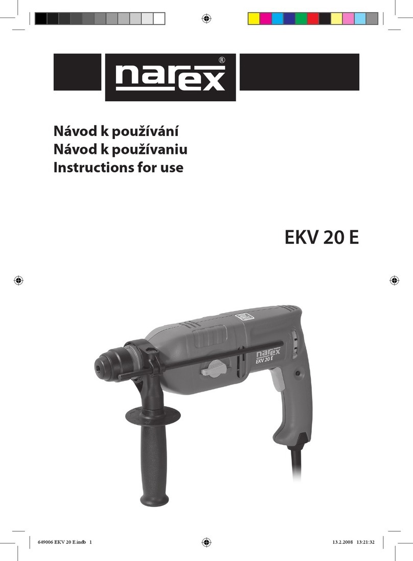 Narex EKV 20 E User manual