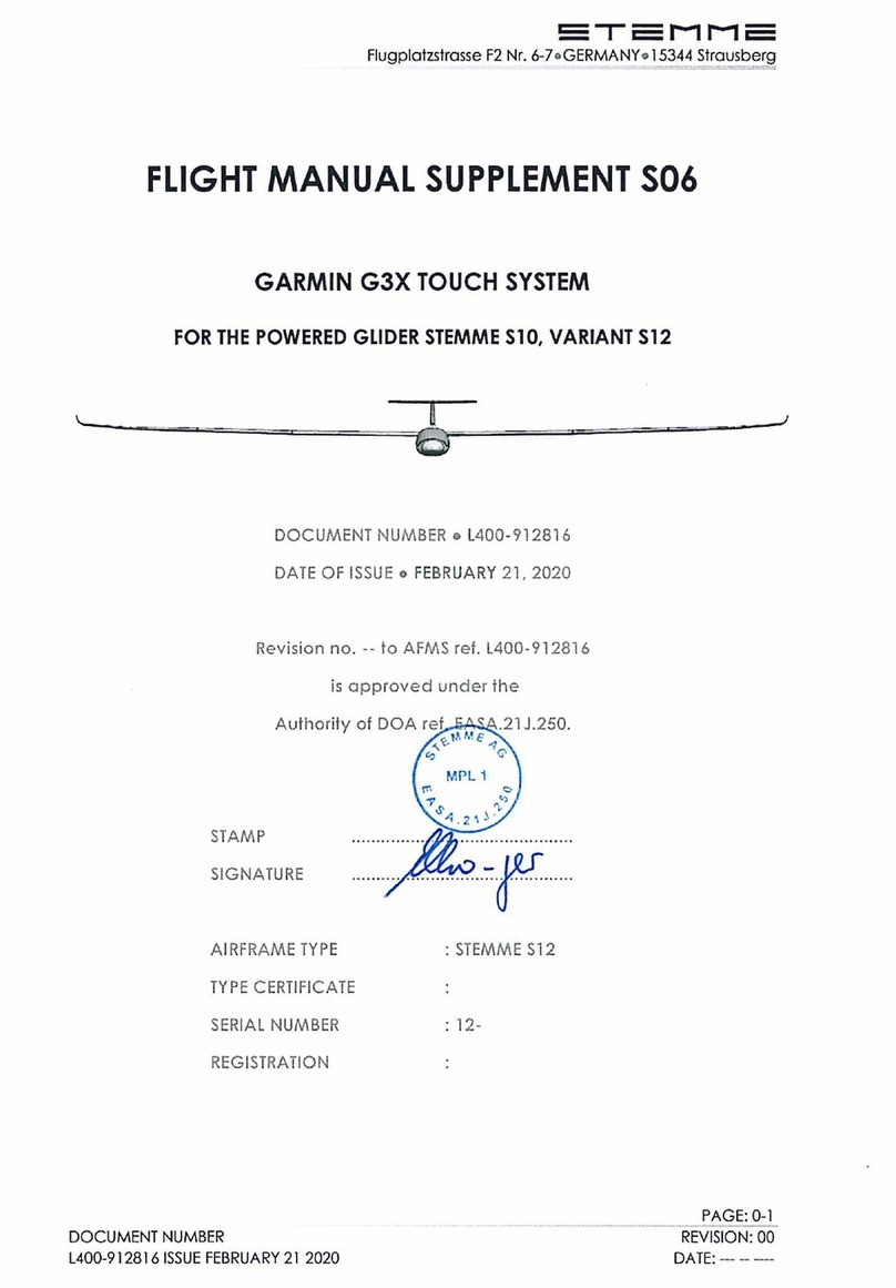 Garmin G3X Touch Flight Manual Supplement
