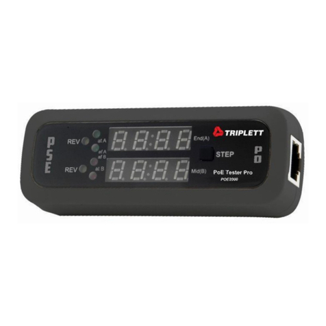 Triplett POE2000 Pro User manual