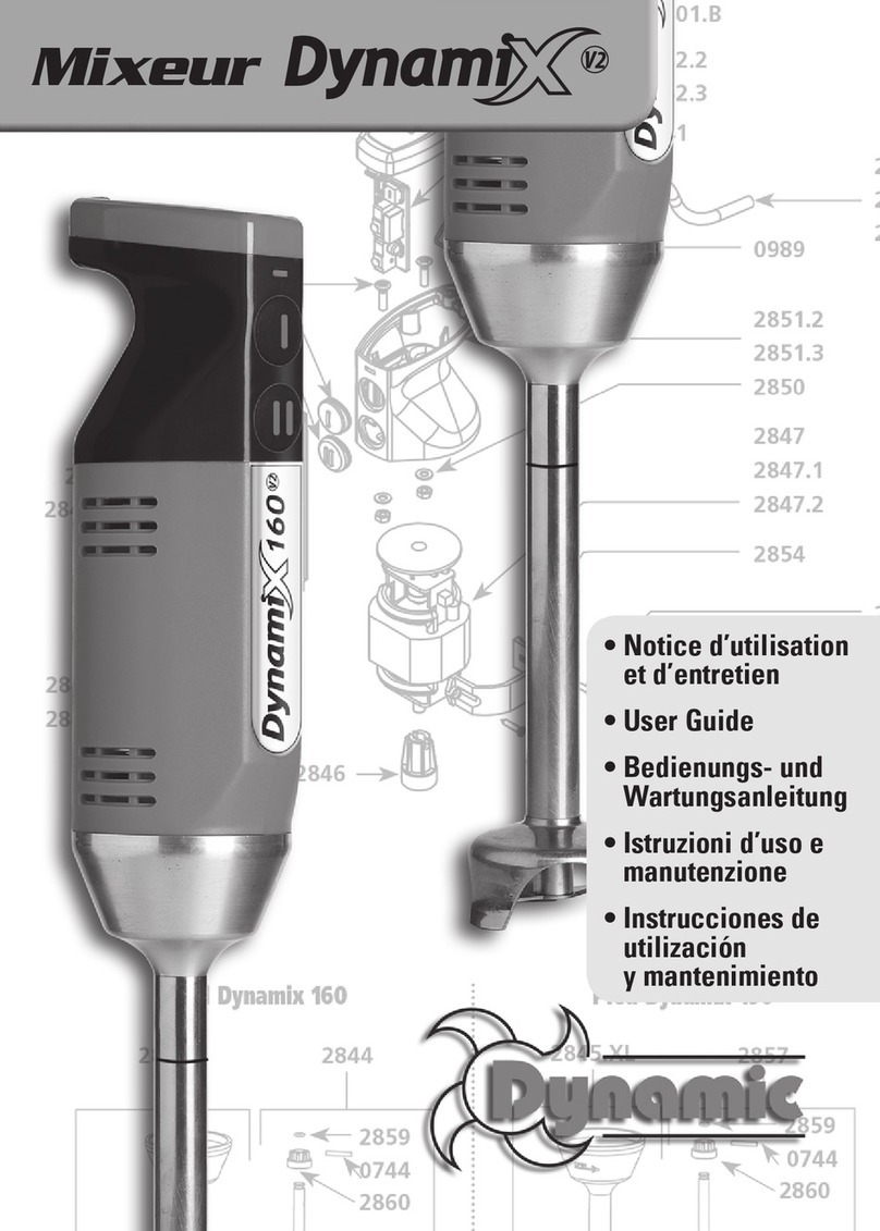 Dynamic Dynamix V2 160 User manual Dynamic Dynamix V2 160 User manual