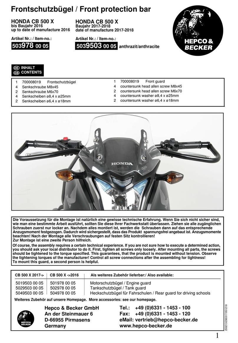 hepco & becker 503978 00 05 User manual hepco & becker 503978 00 05 User manual