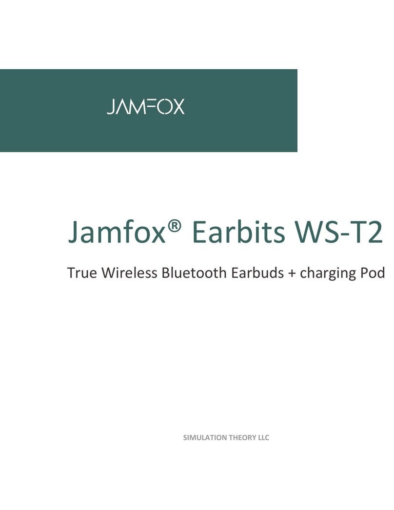Jamfox Earbits WS-T2 user manual