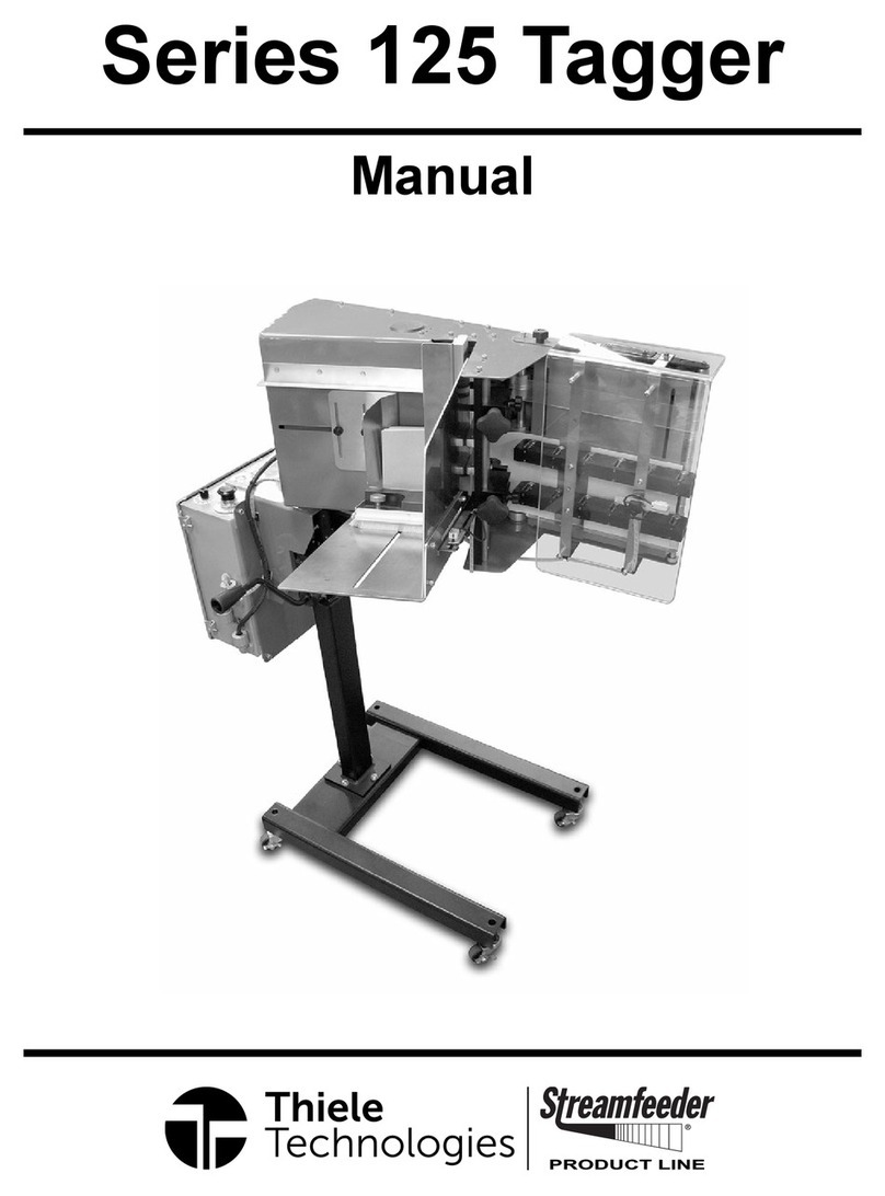 Thiele Streamfeeder Tagger 125 Series manual