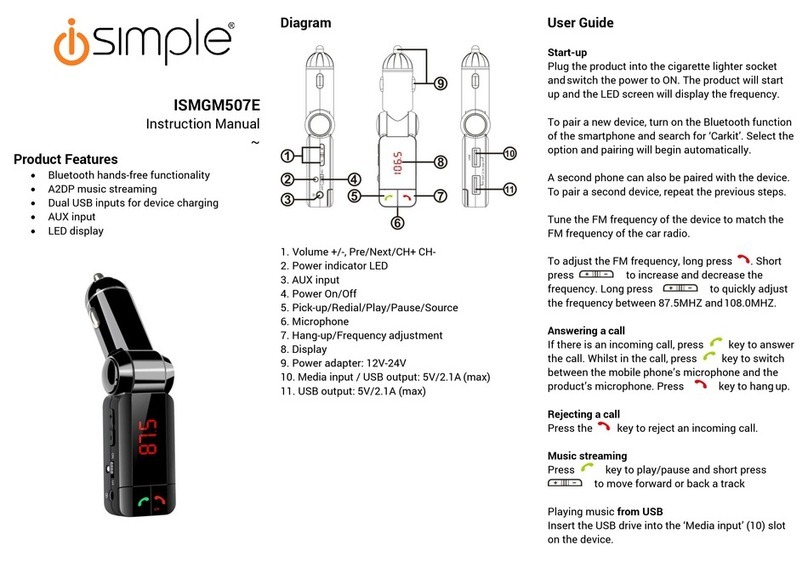 Simple ISMGM507E instruction manual