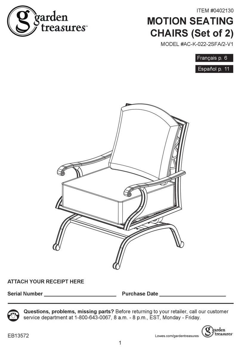 Garden Treasures AC-K-022-2SFA/2-V1 manual