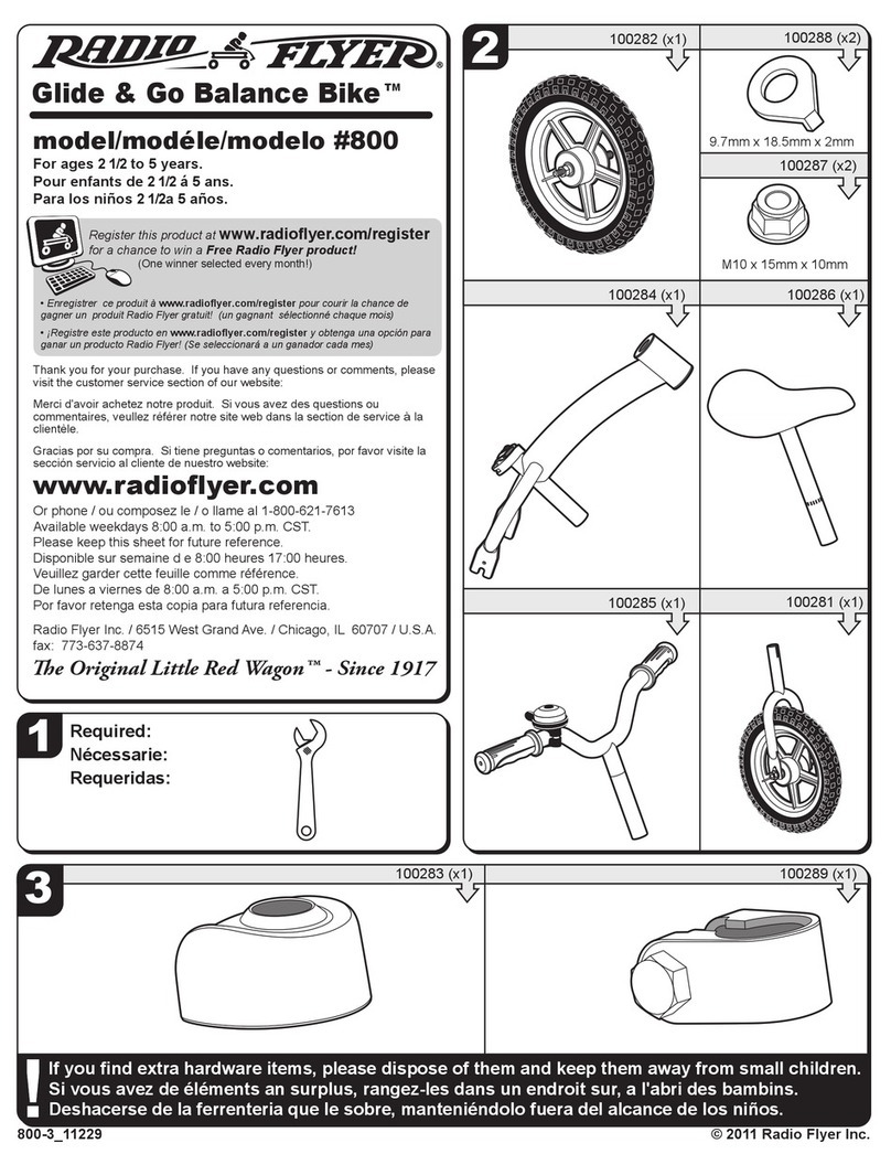 Radio Flyer Glide & Go 800 quick start guide