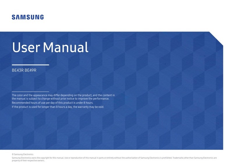 Samsung BE43R User manual