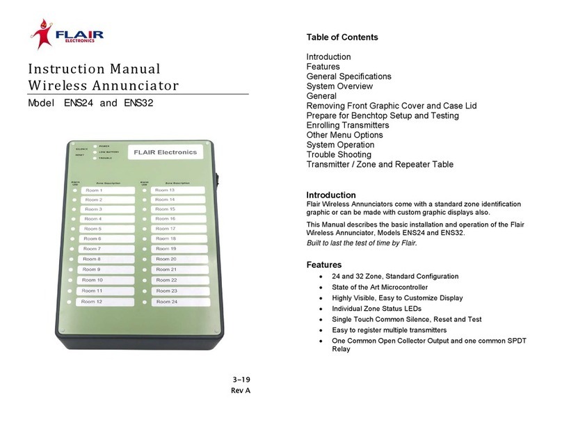 Flair Electronics ENS24 instruction manual