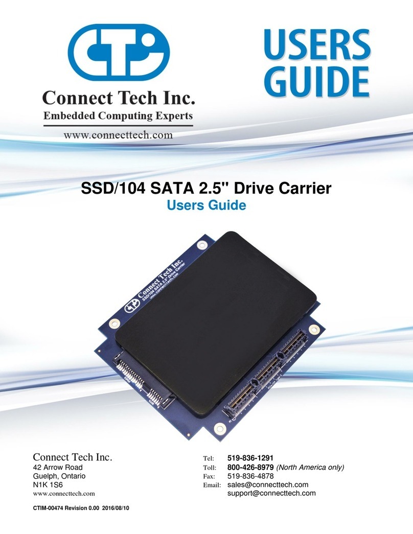 Connect Tech SSD/104 SATA user guide
