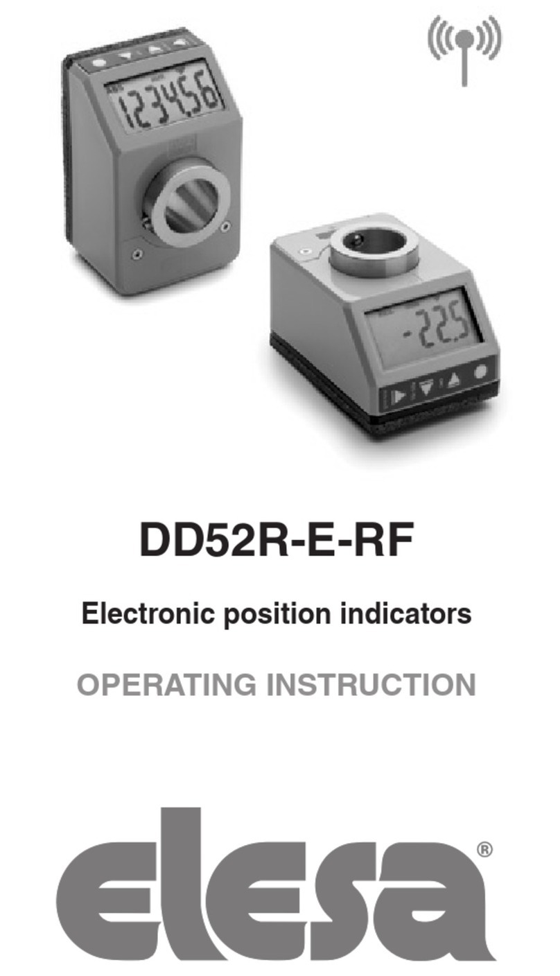 Elesa DD52R-E-RF User manual