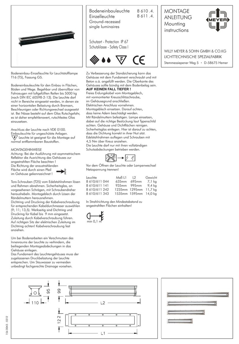 Meyer 8 610 4 Series User manual