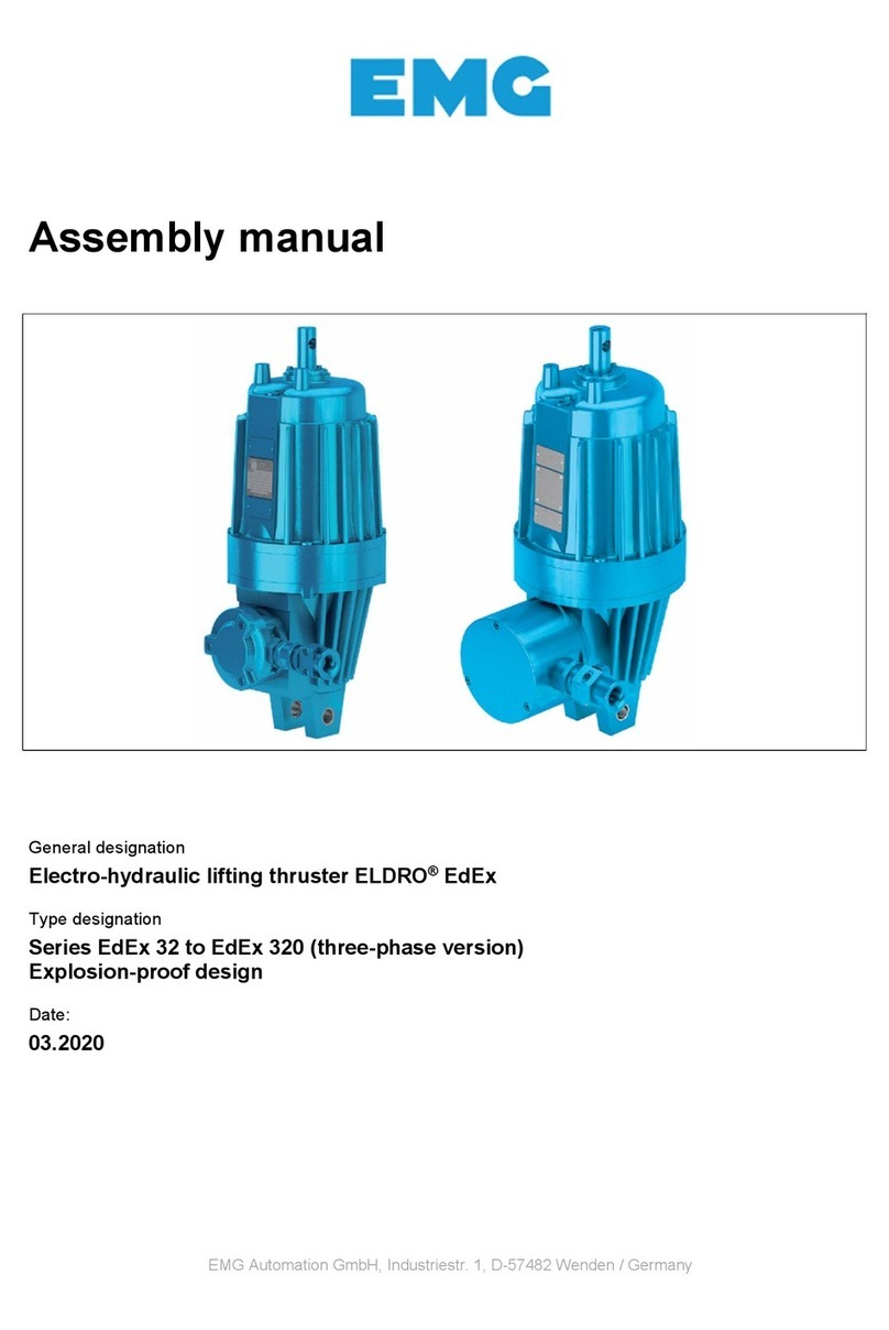 EMG ELDRO EdEx Series Assembly manual