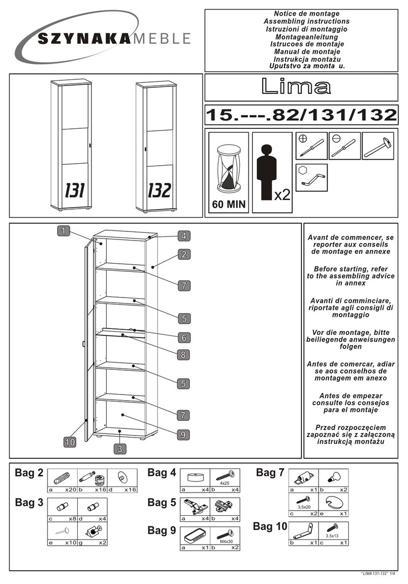 Szynaka Meble Lima Installation guide Szynaka Meble Lima Installation guide
