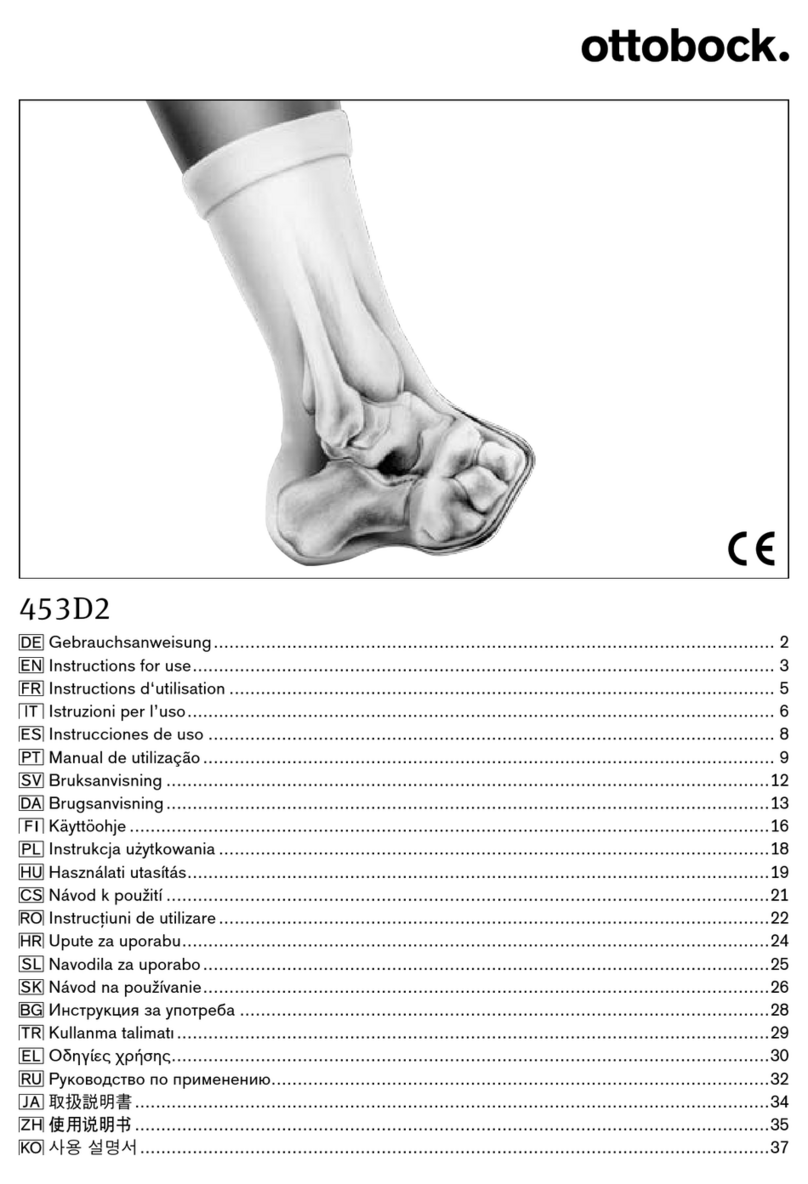 Otto Bock 453D2 Instructions for use