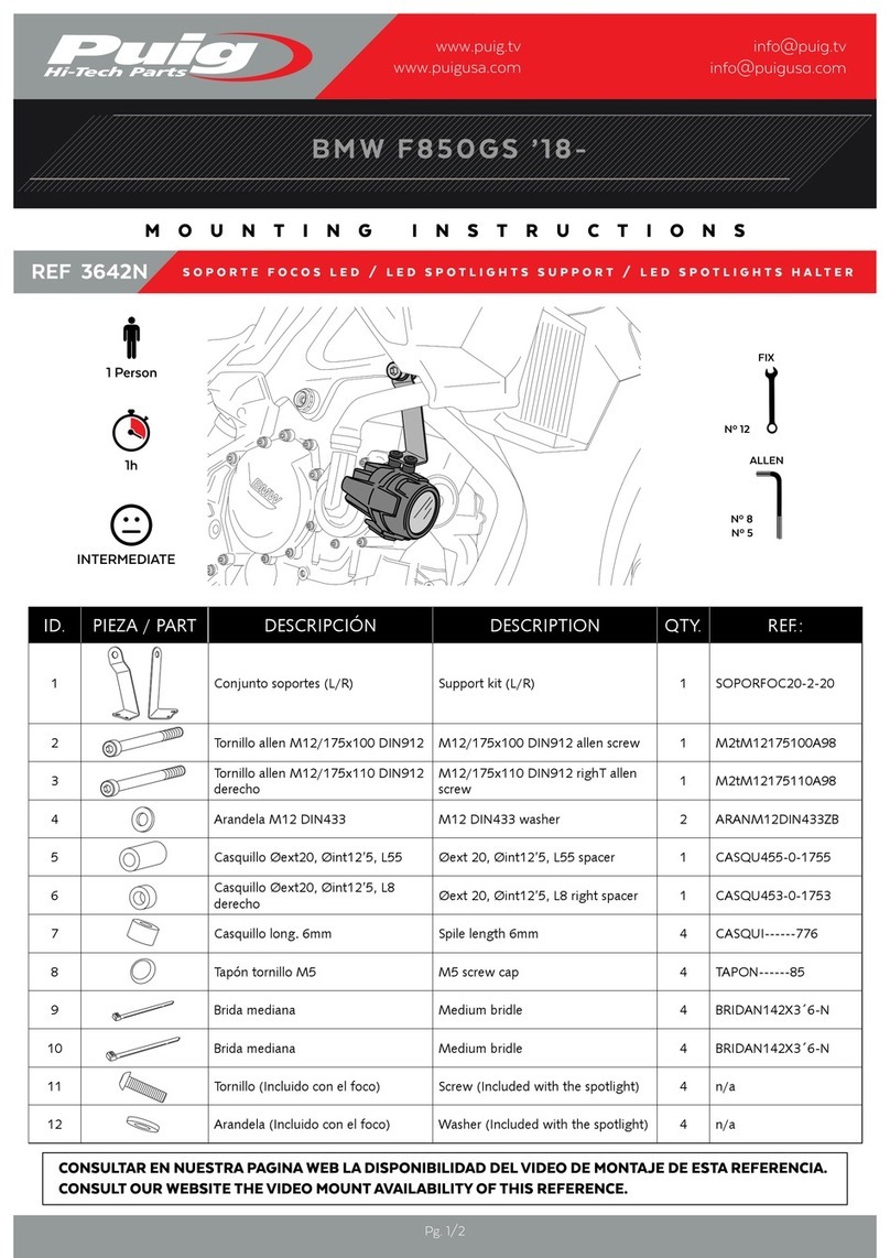 PUIG 3642N Mounting instructions
