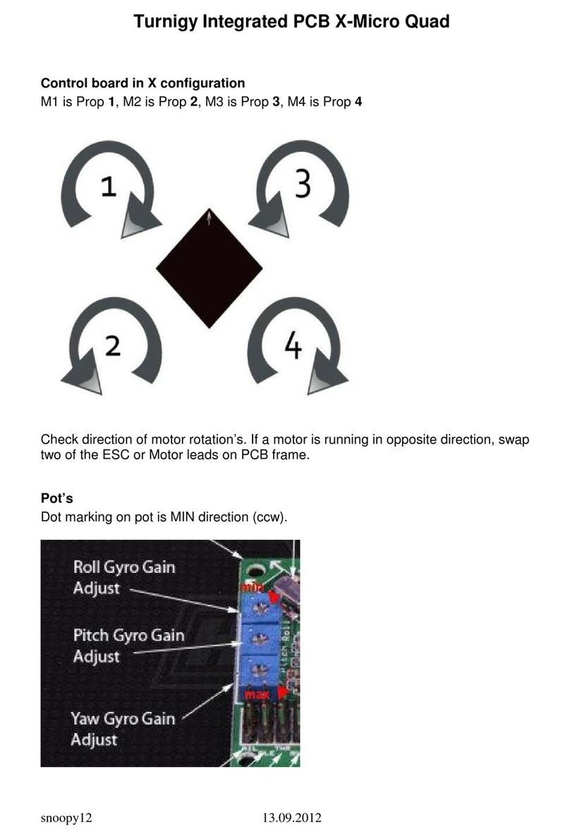 Hobby King Turnigy Integrated PCB X-Micro Quad quick guide