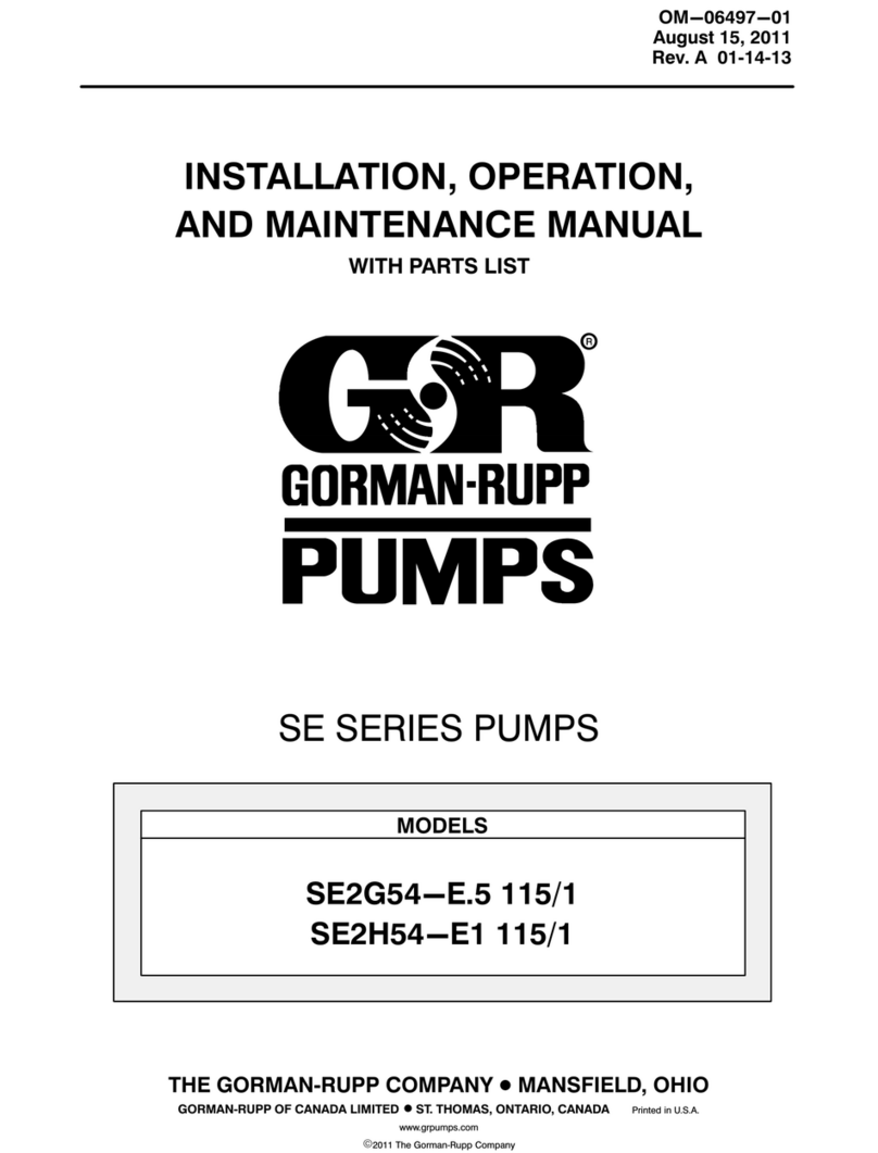 GORMAN-RUPP PUMPS SE Series Application guide GORMAN-RUPP PUMPS SE Series Application guide