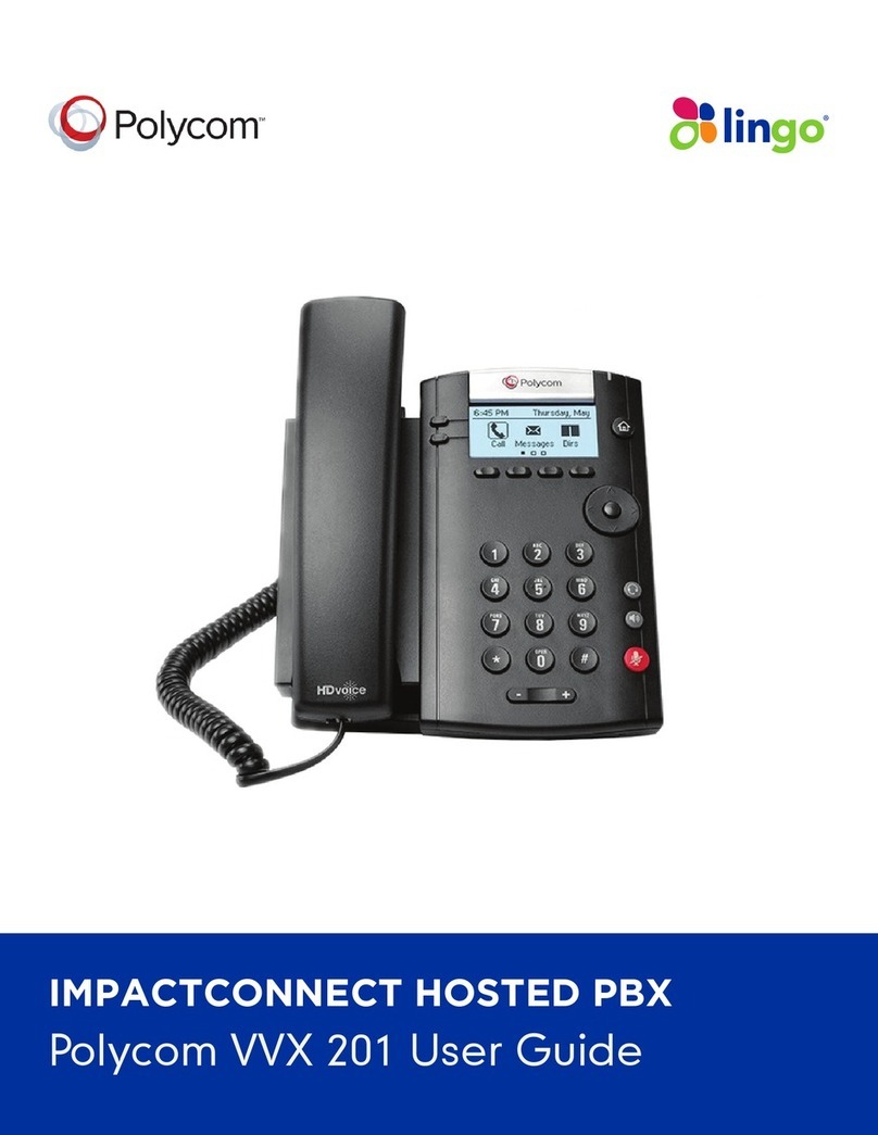 Polycom VVX 201 User manual Polycom VVX 201 User manual