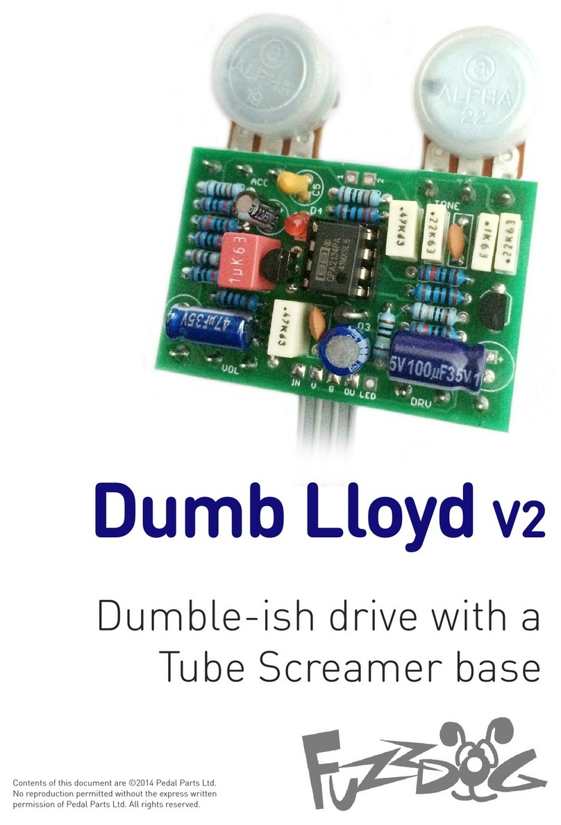 FuzzDog Dumb Lloyd V2 User manual