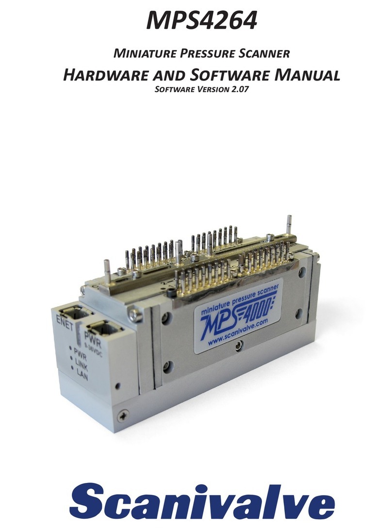 Scanivalve MPS4264 Hardware and software manual