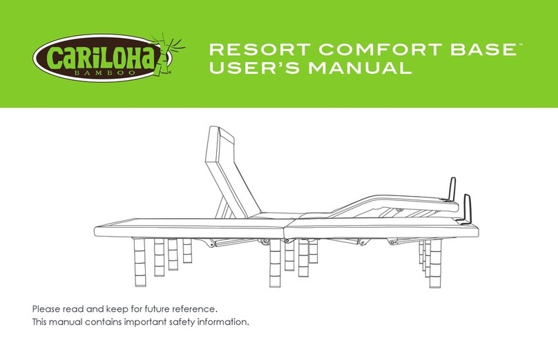 CARILOHA RESORT COMFORT BASE user manual CARILOHA RESORT COMFORT BASE user manual