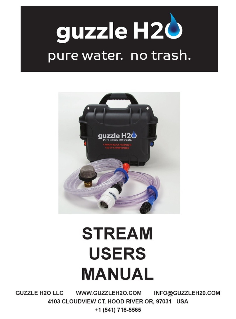 guzzle H2O Stream User manual