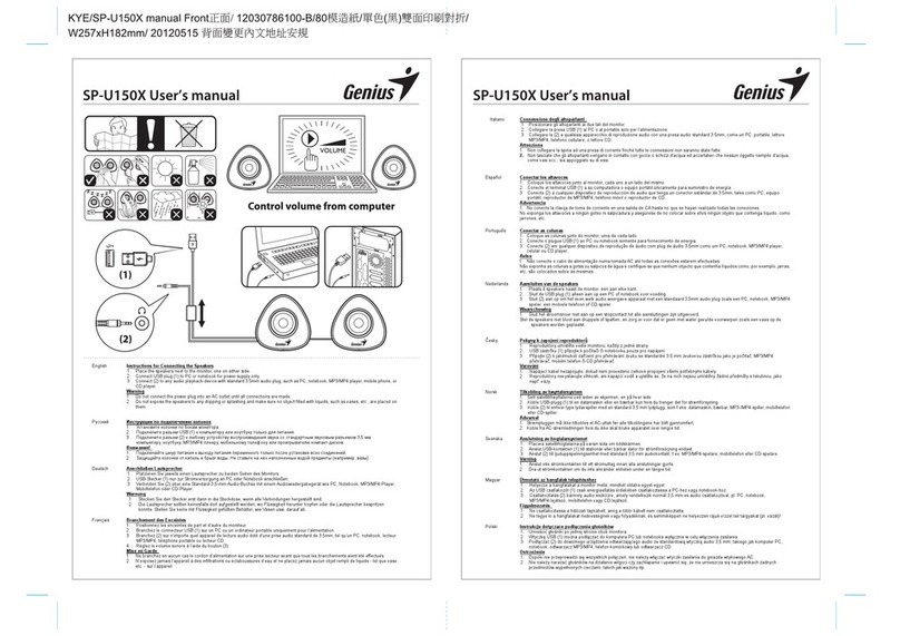 Genius SP-U1150X user manual