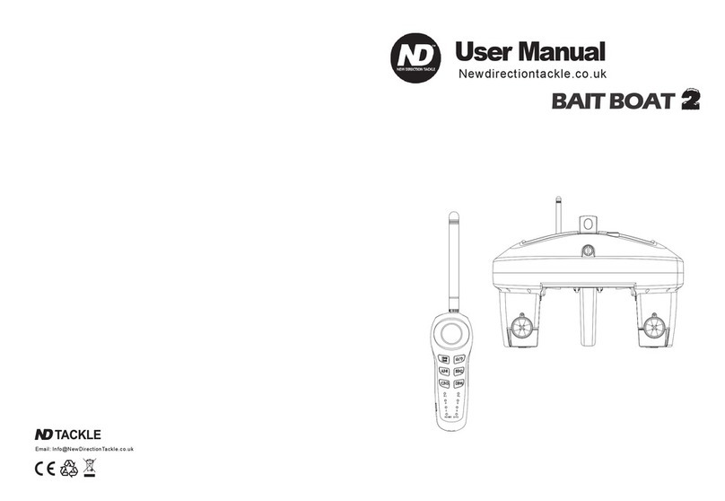 New Direction Tackle Bait Boat 2 user manual