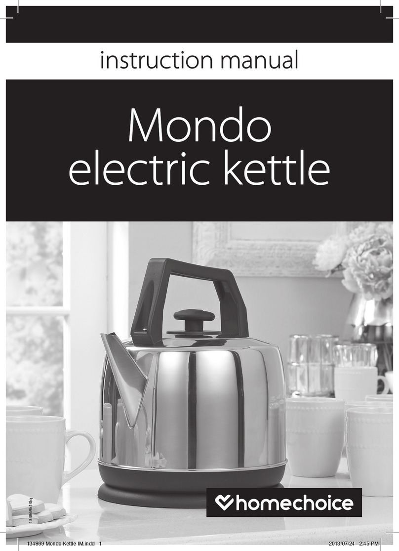 homechoice Mondo instruction manual