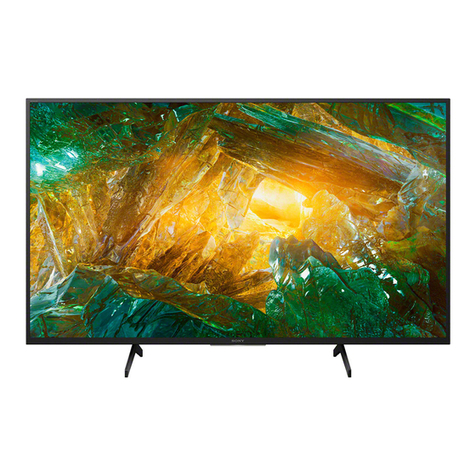 Sony XBR43X800H manual