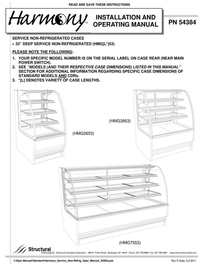 Structural Concepts Harmony HMG3953 User manual