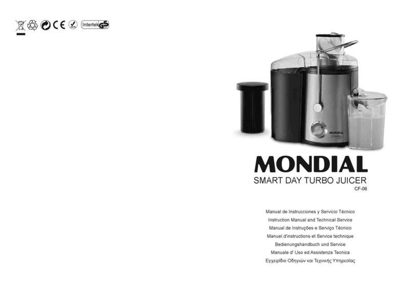 Mondial Designs Limited CF-06 Instruction Manual and Technical Service